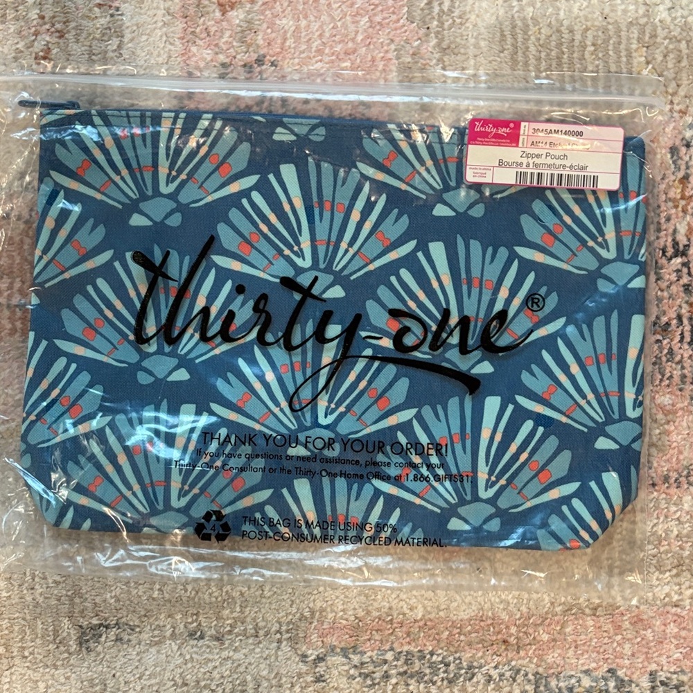 Thirty-One Zipper Pouch